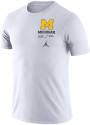 Michigan Wolverines Nike Jordan Practice T Shirt - White