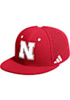 Main image for Nebraska Cornhuskers Adidas On Field Performance Fitted Hat - Red