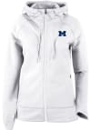 Main image for Womens Michigan Wolverines White Columbia Pack It Up Long Sleeve Full Zip Jacket