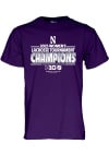 Main image for Northwestern Wildcats 2025 W Lacrosse Tournament Champ Short Sleeve T Shirt - Purple
