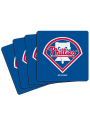Philadelphia Phillies 4 Pack Blue Neoprene Coaster