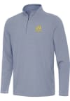 Main image for Mens Drexel Dragons Navy Blue Antigua Twine Qtr Zip Pullover