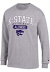 Main image for Mens K-State Wildcats Grey Champion Pill Alumni Jersey Tee