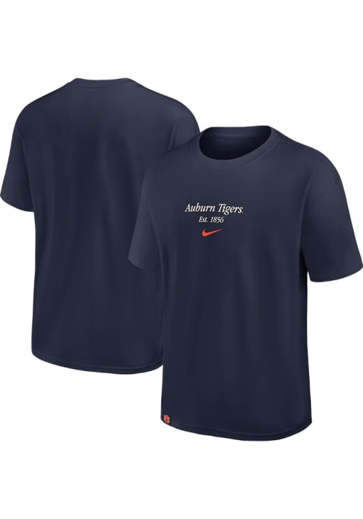 Nike Auburn Tigers Navy Blue Max90 Short Sleeve T Shirt