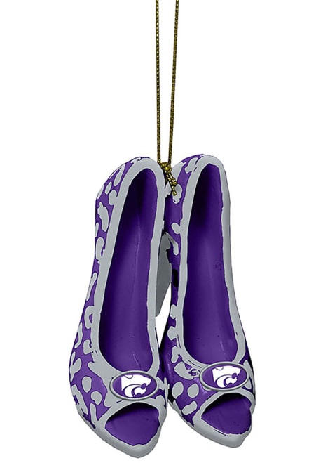 Purple K-State Wildcats Shoe Ornament