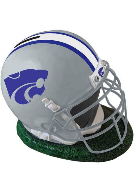 Purple K-State Wildcats Helmet Piggy Bank