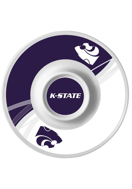 Purple K-State Wildcats Dynamic Chip and Dip Serving Tray