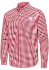 Main image for Mens Nebraska Cornhuskers Red Antigua Ellis Long Sleeve Dress Shirt
