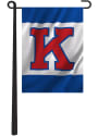 Kansas Jayhawks 13x18 Blue and White Garden Flag