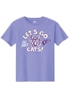 Main image for Youth K-State Wildcats Lavender Summit Sportswear Lets Go Cats Short Sleeve T-Shirt