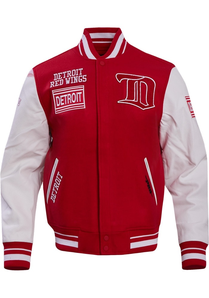 Pro Standard Detroit Red Wings Mens Red Retro Classics Heavyweight