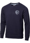 Main image for Sporting Kansas City Mens Navy Blue Left Chest Tonal Logo Long Sleeve Fashion Sweatshirt