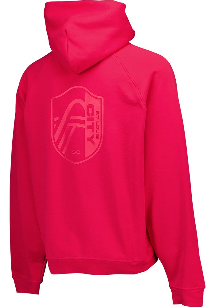 St Louis City SC Mens Tonal Oversized Hoodie - RED