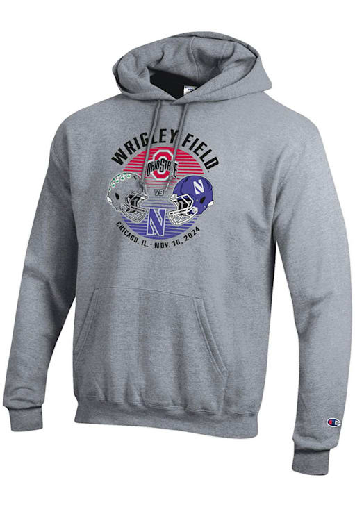 Champion Mens CHARCOAL Ohio State Buckeyes Wrigley Field 2024