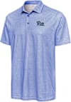 Main image for Mens Pitt Panthers Blue Antigua Breeze Short Sleeve Polo Shirt