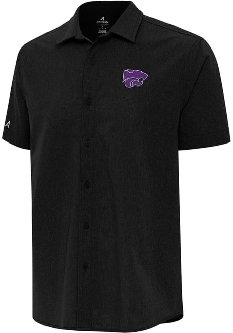 Mens K-State Wildcats  Antigua Activate Short Sleeve Dress Shirt