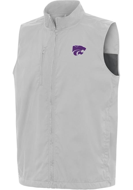 Mens K-State Wildcats Grey Antigua Brisk Vest