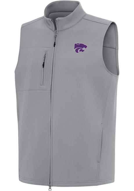 Mens K-State Wildcats Grey Antigua Demand Vest