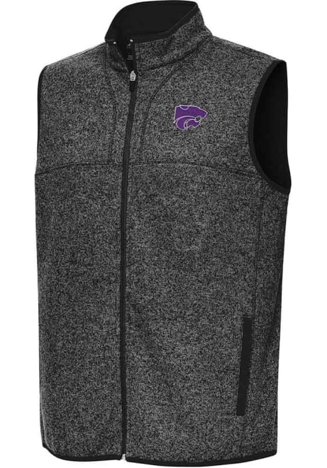 Mens K-State Wildcats Black Antigua Fortune Vest