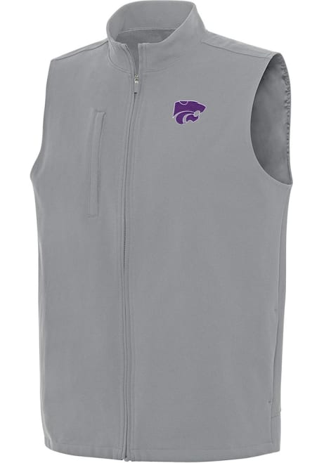 Mens K-State Wildcats Grey Antigua Regard Vest