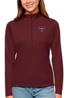 Main image for Antigua MO State Womens Maroon Tribute 1/4 Zip Pullover
