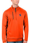 Main image for Antigua Syracuse Orange Mens Orange Generation Long Sleeve 1/4 Zip Pullover