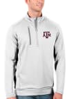 Main image for Antigua Texas A&M Aggies Mens White Generation Long Sleeve 1/4 Zip Pullover