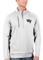 Wake Forest Demon Deacons Antigua Generation 1/4 Zip Pullover - White