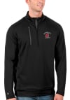 Main image for Antigua Washington State Cougars Mens Black Generation Long Sleeve 1/4 Zip Pullover