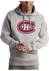 Main image for Antigua Montreal Canadiens Mens Grey Victory Long Sleeve Hoodie