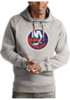 Main image for Antigua New York Islanders Mens Grey Victory Long Sleeve Hoodie