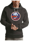 Main image for Antigua New York Islanders Mens Charcoal Victory Long Sleeve Hoodie
