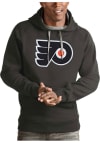 Main image for Antigua Philadelphia Flyers Mens Charcoal Victory Long Sleeve Hoodie