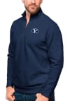 Main image for Antigua BYU Cougars Mens Navy Blue Gambit Long Sleeve 1/4 Zip Pullover