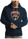 Florida Panthers Antigua Victory Hooded Sweatshirt - Navy Blue