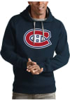 Main image for Antigua Montreal Canadiens Mens Navy Blue Victory Long Sleeve Hoodie
