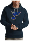 Main image for Antigua St Louis Blues Mens Navy Blue Victory Long Sleeve Hoodie