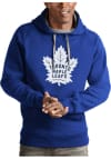 Main image for Antigua Toronto Maple Leafs Mens Blue Victory Long Sleeve Hoodie