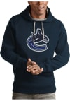 Main image for Antigua Vancouver Canucks Mens Navy Blue Victory Long Sleeve Hoodie