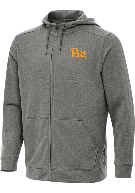 Mens Pitt Panthers Black Antigua Effortless Light Weight Jacket