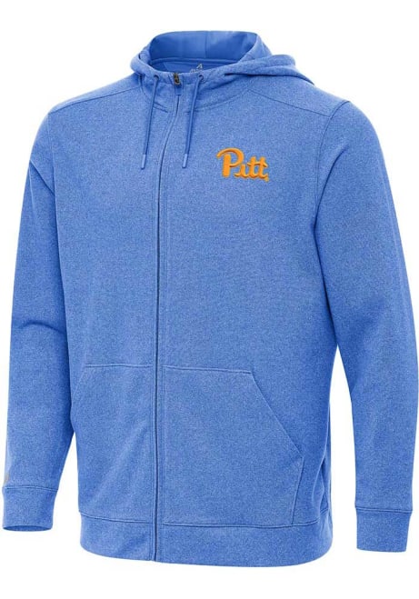 Mens Pitt Panthers Blue Antigua Effortless Light Weight Jacket