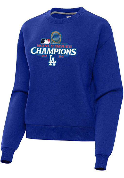 Los Angeles Dodgers Antigua Crew Sweatshirt Womens DARK ROYAL 2024