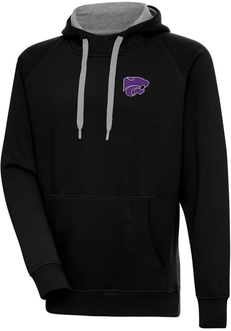 K-State Wildcats Antigua Mens Victory Big and Tall Hooded Sweatshirt