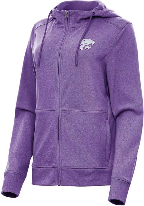 Womens K-State Wildcats Purple Antigua Seeker Light Weight Jacket