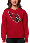 Main image for Antigua Arizona Cardinals Womens Red Victory Crew Sweatshirt