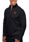 Main image for Antigua Ottawa Senators Mens Black Gambit Long Sleeve 1/4 Zip Pullover