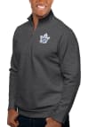 Main image for Antigua Toronto Maple Leafs Mens Charcoal Gambit Long Sleeve 1/4 Zip Pullover