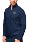 Main image for Antigua Marquette Golden Eagles Mens Navy Blue Gambit Long Sleeve 1/4 Zip Pullover