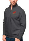 Main image for Antigua Maryland Terrapins Mens Charcoal Gambit Long Sleeve 1/4 Zip Pullover