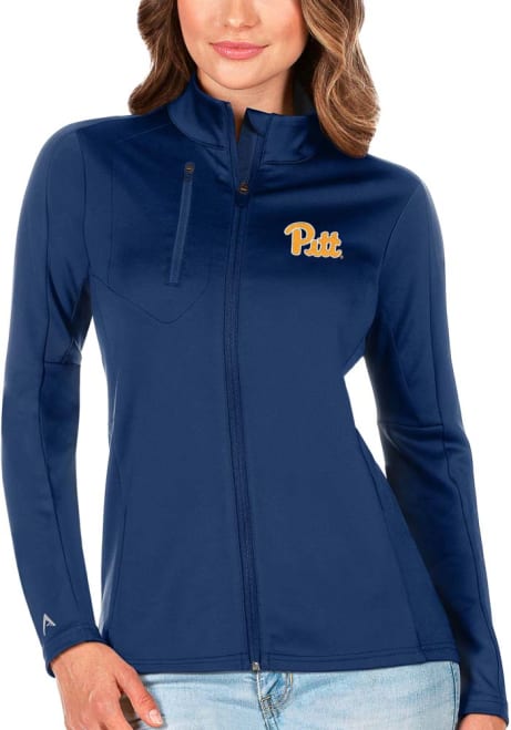 Womens Pitt Panthers Blue Antigua Generation Light Weight Jacket